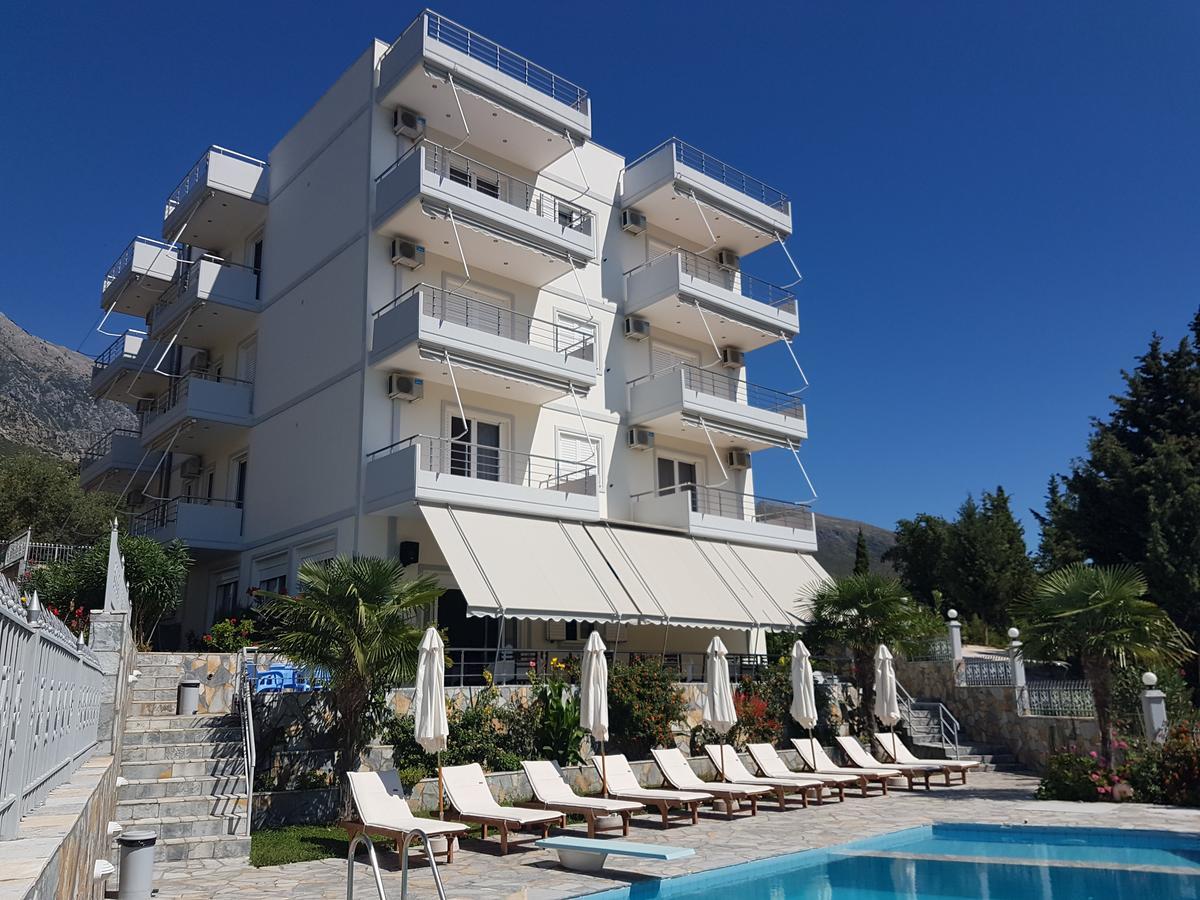 Perivolos Apartments Dhermi Bagian luar foto